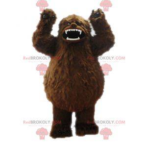 Mascotte marrone yeti. Mascotte Grizzly - Redbrokoly.com