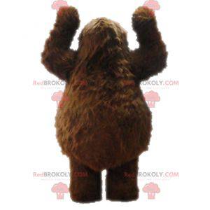 Mascot yeti marrón. Mascota Grizzly - Redbrokoly.com