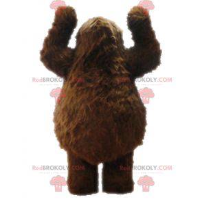 Mascote marrom yeti. Mascote grizzly - Redbrokoly.com