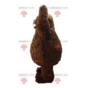 Mascot brown yeti. Grizzly mascot - Redbrokoly.com