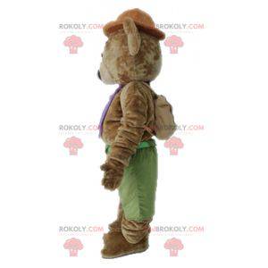 Soft and cute brown teddy bear mascot - Redbrokoly.com