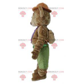 Weiches und süßes braunes Teddybärmaskottchen - Redbrokoly.com