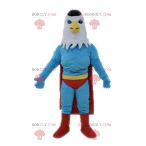 Mascotte d'aigle habillé en super-héros - Redbrokoly.com