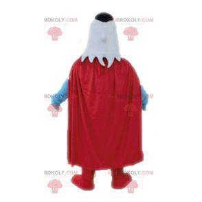 Águia mascote vestida de super-herói - Redbrokoly.com