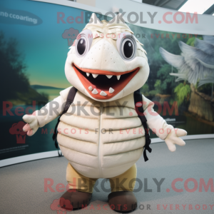 Creme Piranha maskot...