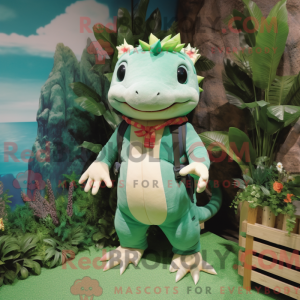 Grønn Axolotls máscara de...