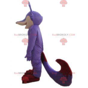 Beige and red purple fox mascot - Redbrokoly.com