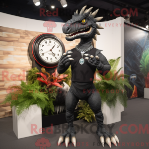 Black Spinosaurus mascot...