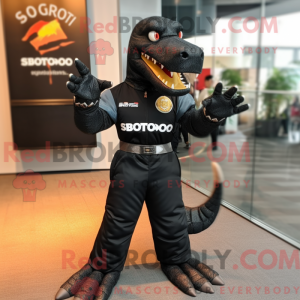 Mascotte de Spinosaure noir...