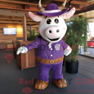 Purple Cow maskot kostume...