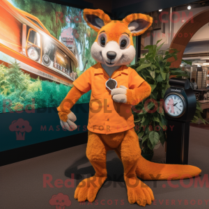 Mascotte de kangourou...