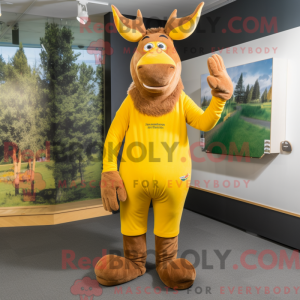 Disfraz de mascota de alce...