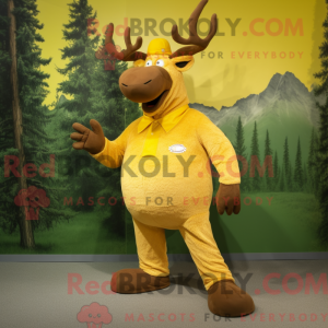 Costume de mascotte d élan...