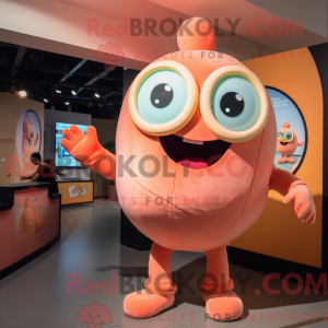 Peach Cyclops mascot...