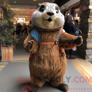 Marmot maskot kostume...