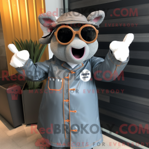 Disfraz de mascota Grey Bbq...