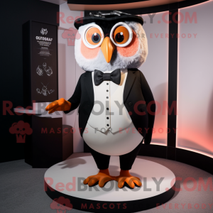 Peach Owl mascotte kostuum...