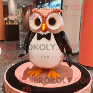 Peach Owl mascotte kostuum...