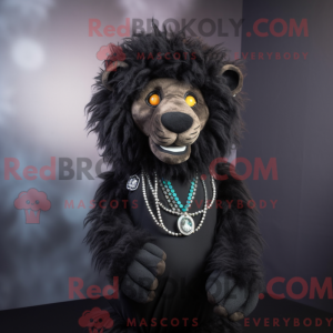 Maskotdraktfigurat Black...
