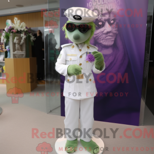 Lavender Green Beret mascot...