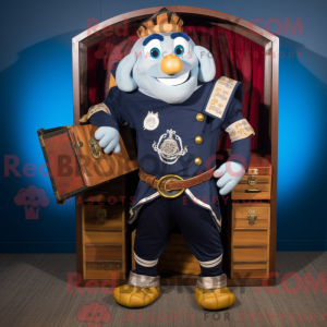 Navy Treasure Chest mascot...