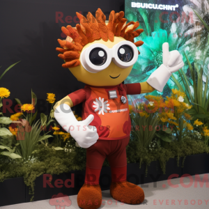 Roest boeket van bloemen...