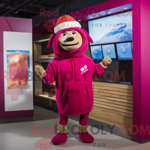 Postava maskota Magenta...