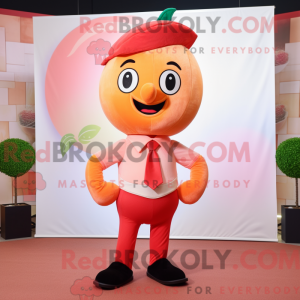 Costume de mascotte Peach...