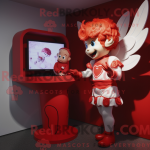 Costume mascotte de Cupidon...