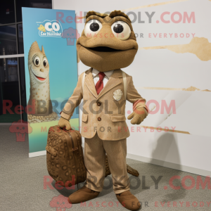 Tan Cod mascottekostuum...