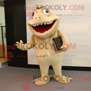Tan Cod mascottekostuum...