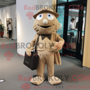 Tan Cod mascottekostuum...