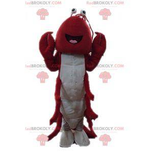 Mascotte di aragosta gigante. Mascotte di gamberi -