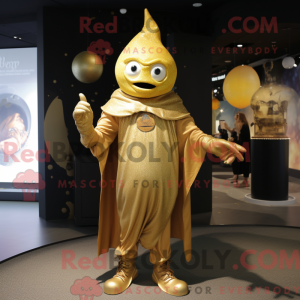 Gouden Heks mascottekostuum...
