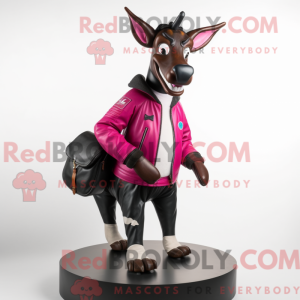 Magenta Okapi máscara de...