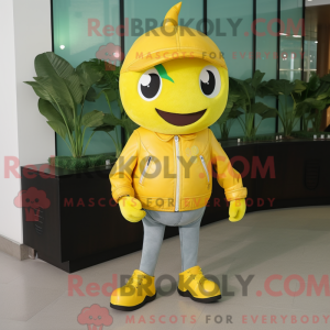 Lemon Yellow Tomato mascot...