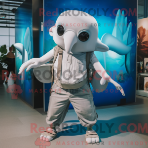 Costume de mascotte de raie...