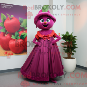 Disfraz de mascota Magenta...