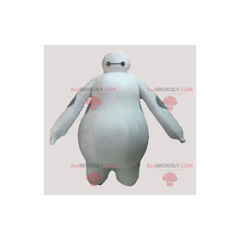 Mascotte de yéti géant blanc et gris - Redbrokoly.com