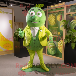 Limegrønn...