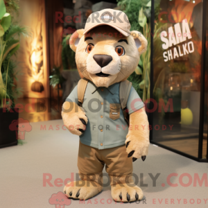 Smilodon mascot costume...