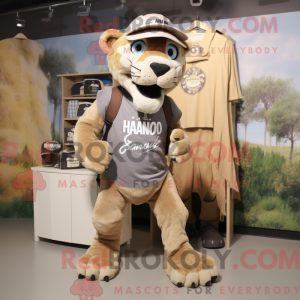 Smilodon-mascottekostuumkar...