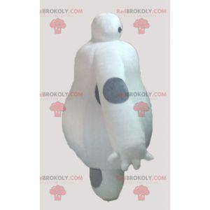 Mascote gigante de yeti branco e cinza - Redbrokoly.com