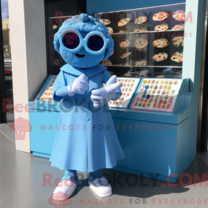 Costume mascotte de Blue...