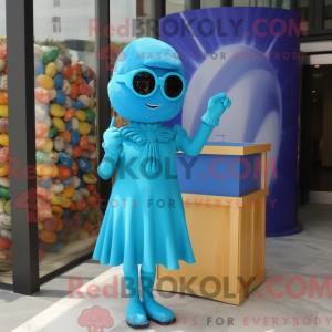 Disfraz de mascota de Blue...