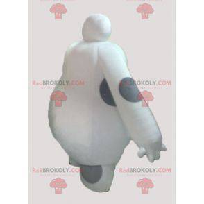Mascote gigante de yeti branco e cinza - Redbrokoly.com