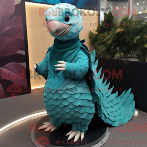 Blauwgroen Pangolin...