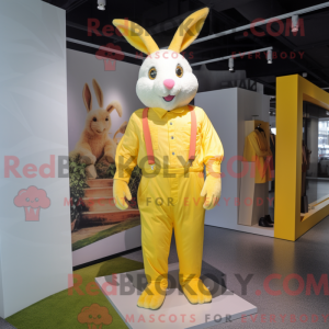Citrongul kanin maskot...
