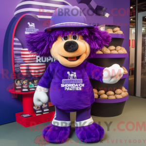 Costume de mascotte Purple...