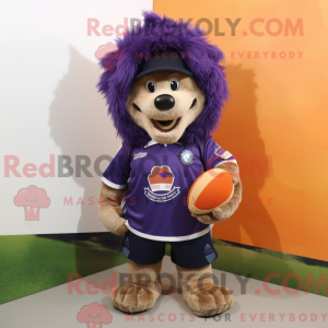Purple Shepard S Pie maskot...